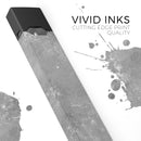 Distressed Silver Texture v13 - Premium Decal Protective Skin-Wrap Sticker compatible with the Juul Labs vaping device