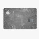 Distressed Silver Texture v14 - Premium Protective Decal Skin-Kit for the Apple Credit Card