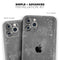 Distressed Silver Texture v14 - Skin-Kit compatible with the Apple iPhone 13, 13 Pro Max, 13 Mini, 13 Pro, iPhone 12, iPhone 11 (All iPhones Available)