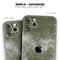 Distressed Silver Texture v15 - Skin-Kit compatible with the Apple iPhone 13, 13 Pro Max, 13 Mini, 13 Pro, iPhone 12, iPhone 11 (All iPhones Available)