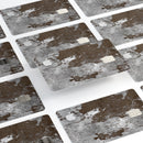 Distressed Silver Texture v16 - Premium Protective Decal Skin-Kit for the Apple Credit Card