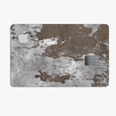Distressed Silver Texture v16 - Premium Protective Decal Skin-Kit for the Apple Credit Card