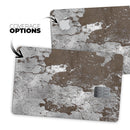 Distressed Silver Texture v16 - Premium Protective Decal Skin-Kit for the Apple Credit Card