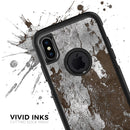 Distressed Silver Texture v16 - Skin Kit for the iPhone OtterBox Cases