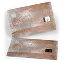 Distressed Silver Texture v1 - Premium Protective Decal Skin-Kit for the Apple Credit Card