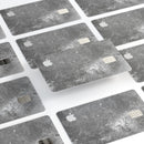 Distressed Silver Texture v2 - Premium Protective Decal Skin-Kit for the Apple Credit Card