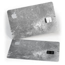 Distressed Silver Texture v2 - Premium Protective Decal Skin-Kit for the Apple Credit Card