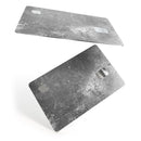 Distressed Silver Texture v2 - Premium Protective Decal Skin-Kit for the Apple Credit Card