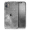 Distressed Silver Texture v2 - Skin-Kit compatible with the Apple iPhone 13, 13 Pro Max, 13 Mini, 13 Pro, iPhone 12, iPhone 11 (All iPhones Available)