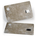 Distressed Silver Texture v3 - Premium Protective Decal Skin-Kit for the Apple Credit Card