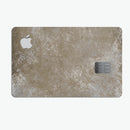 Distressed Silver Texture v3 - Premium Protective Decal Skin-Kit for the Apple Credit Card