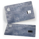 Distressed Silver Texture v4 - Premium Protective Decal Skin-Kit for the Apple Credit Card