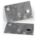Distressed Silver Texture v5 - Premium Protective Decal Skin-Kit for the Apple Credit Card