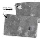 Distressed Silver Texture v5 - Premium Protective Decal Skin-Kit for the Apple Credit Card