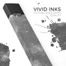 Distressed Silver Texture v5 - Premium Decal Protective Skin-Wrap Sticker compatible with the Juul Labs vaping device