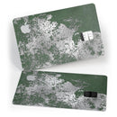 Distressed Silver Texture v6 - Premium Protective Decal Skin-Kit for the Apple Credit Card