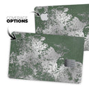 Distressed Silver Texture v6 - Premium Protective Decal Skin-Kit for the Apple Credit Card