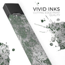 Distressed Silver Texture v6 - Premium Decal Protective Skin-Wrap Sticker compatible with the Juul Labs vaping device