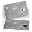 Distressed Silver Texture v7 - Premium Protective Decal Skin-Kit for the Apple Credit Card