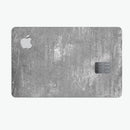 Distressed Silver Texture v7 - Premium Protective Decal Skin-Kit for the Apple Credit Card