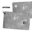 Distressed Silver Texture v7 - Premium Protective Decal Skin-Kit for the Apple Credit Card