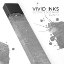 Distressed Silver Texture v7 - Premium Decal Protective Skin-Wrap Sticker compatible with the Juul Labs vaping device