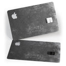 Distressed Silver Texture v8 - Premium Protective Decal Skin-Kit for the Apple Credit Card