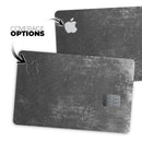 Distressed Silver Texture v8 - Premium Protective Decal Skin-Kit for the Apple Credit Card