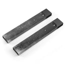 Distressed Silver Texture v8 - Premium Decal Protective Skin-Wrap Sticker compatible with the Juul Labs vaping device