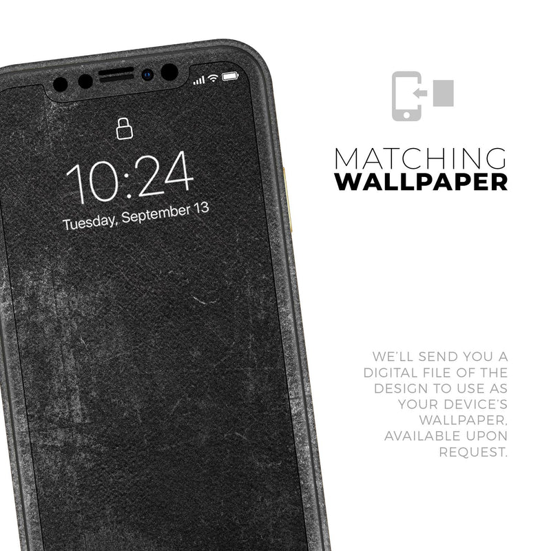 Distressed Silver Texture v8 - Skin-Kit compatible with the Apple iPhone 13, 13 Pro Max, 13 Mini, 13 Pro, iPhone 12, iPhone 11 (All iPhones Available)
