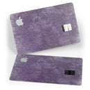 Distressed Silver Texture v9 - Premium Protective Decal Skin-Kit for the Apple Credit Card