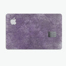Distressed Silver Texture v9 - Premium Protective Decal Skin-Kit for the Apple Credit Card