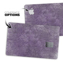 Distressed Silver Texture v9 - Premium Protective Decal Skin-Kit for the Apple Credit Card