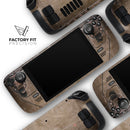 Distressed US Military Chest // Full Body Skin Decal Wrap Kit for the Steam Deck handheld gaming computer