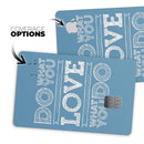 Do What You Love What You Do - Premium Protective Decal Skin-Kit for the Apple Credit Card