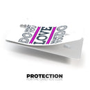 Do What You Love What You Do Pink V2 - Premium Protective Decal Skin-Kit for the Apple Credit Card