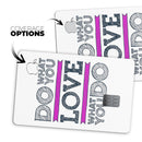 Do What You Love What You Do Pink V2 - Premium Protective Decal Skin-Kit for the Apple Credit Card