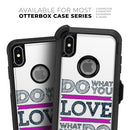 Do What You Love What You Do Pink V2 - Skin Kit for the iPhone OtterBox Cases