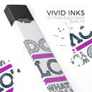 Do What You Love What You Do Pink V2 - Premium Decal Protective Skin-Wrap Sticker compatible with the Juul Labs vaping device