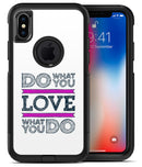 Do What You Love What You Do Pink V2 - iPhone X OtterBox Case & Skin Kits