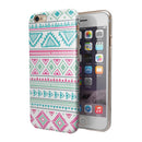 Doodle Aztec Pattern iPhone 6/6s or 6/6s Plus 2-Piece Hybrid INK-Fuzed Case