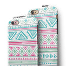 Doodle Aztec Pattern iPhone 6/6s or 6/6s Plus 2-Piece Hybrid INK-Fuzed Case