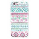 Doodle Aztec Pattern iPhone 6/6s or 6/6s Plus 2-Piece Hybrid INK-Fuzed Case