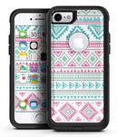 Doodle Aztec Pattern - iPhone 7 or 7 Plus Commuter Case Skin Kit