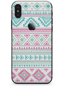 Doodle Aztec Pattern - iPhone X Skin-Kit