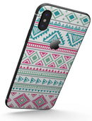 Doodle Aztec Pattern - iPhone X Skin-Kit