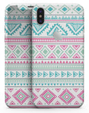 Doodle Aztec Pattern - iPhone X Skin-Kit