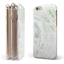 Dotted Mixtured Textured Marble iPhone 6/6s or 6/6s Plus 2-Piece Hybrid INK-Fuzed Case