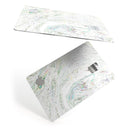 Dotted Mixtured Textured Marble - Premium Protective Decal Skin-Kit for the Apple Credit Card