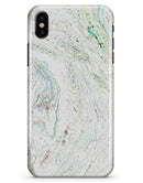 Dotted Mixtured Textured Marble - iPhone X Clipit Case
